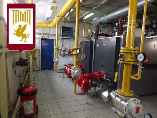 18 февраля 2018 г. Проведена экспертиза промышленной безопасности газового оборудования котельной (газопроводы, ГРУ, газовые горелки котлов VIESSMANN Vitoplex 100) для ЗАО КФК